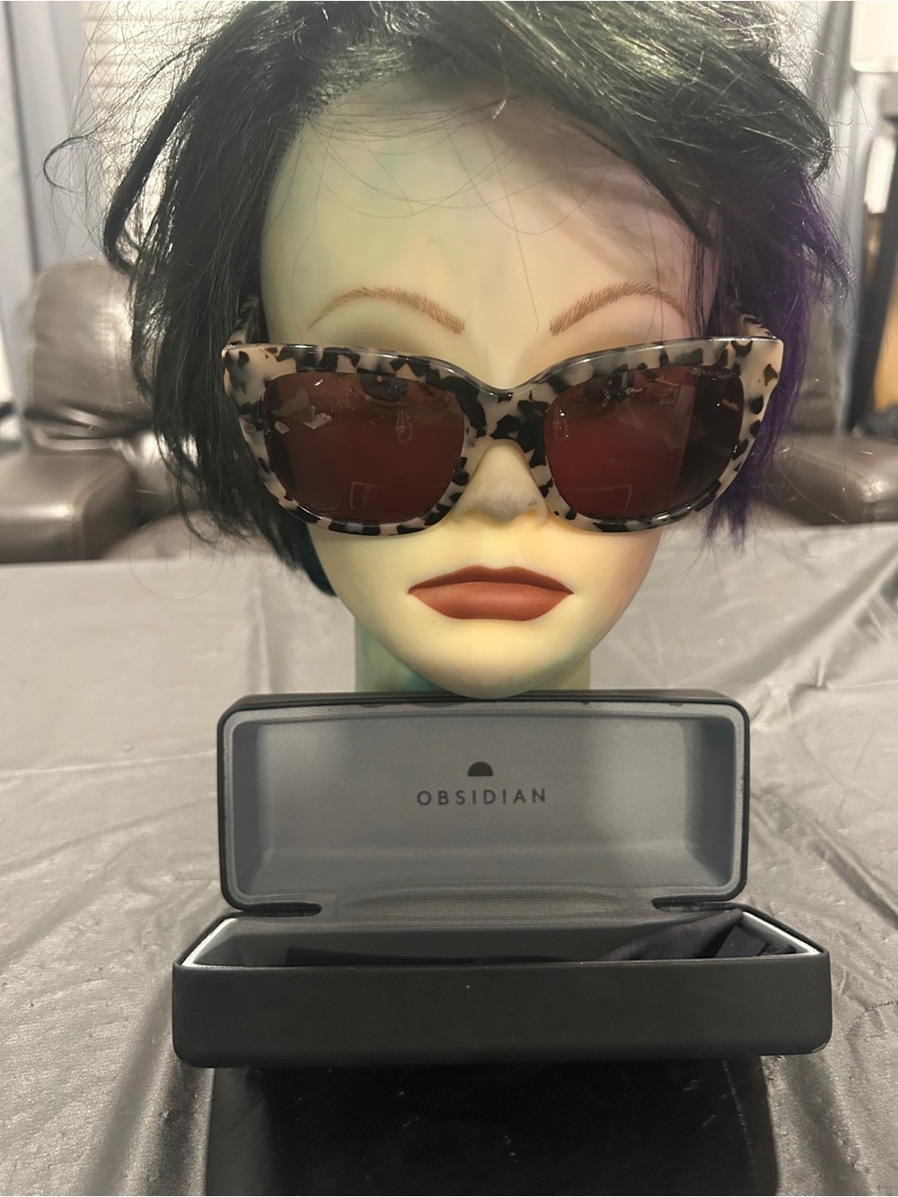 Women's Tortoiseshell Cat-Eye Sunglasses with Brown Lenses